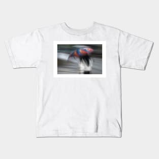 Girl with an umbrella Kids T-Shirt